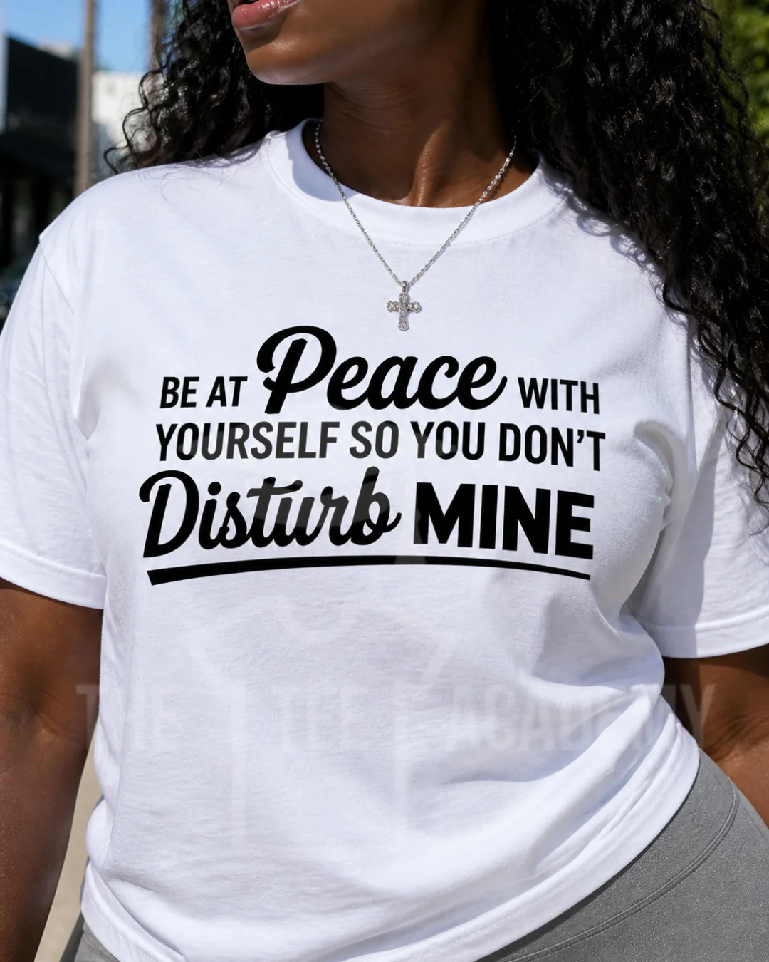 Be At Peace With Yourself- Screen Print Transfer