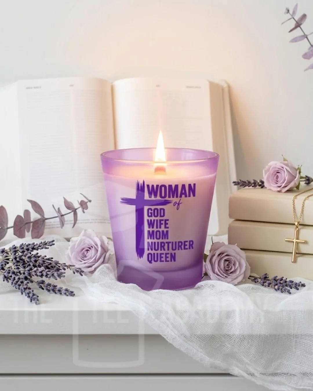 UV DTF Cup Decal- Woman Of God