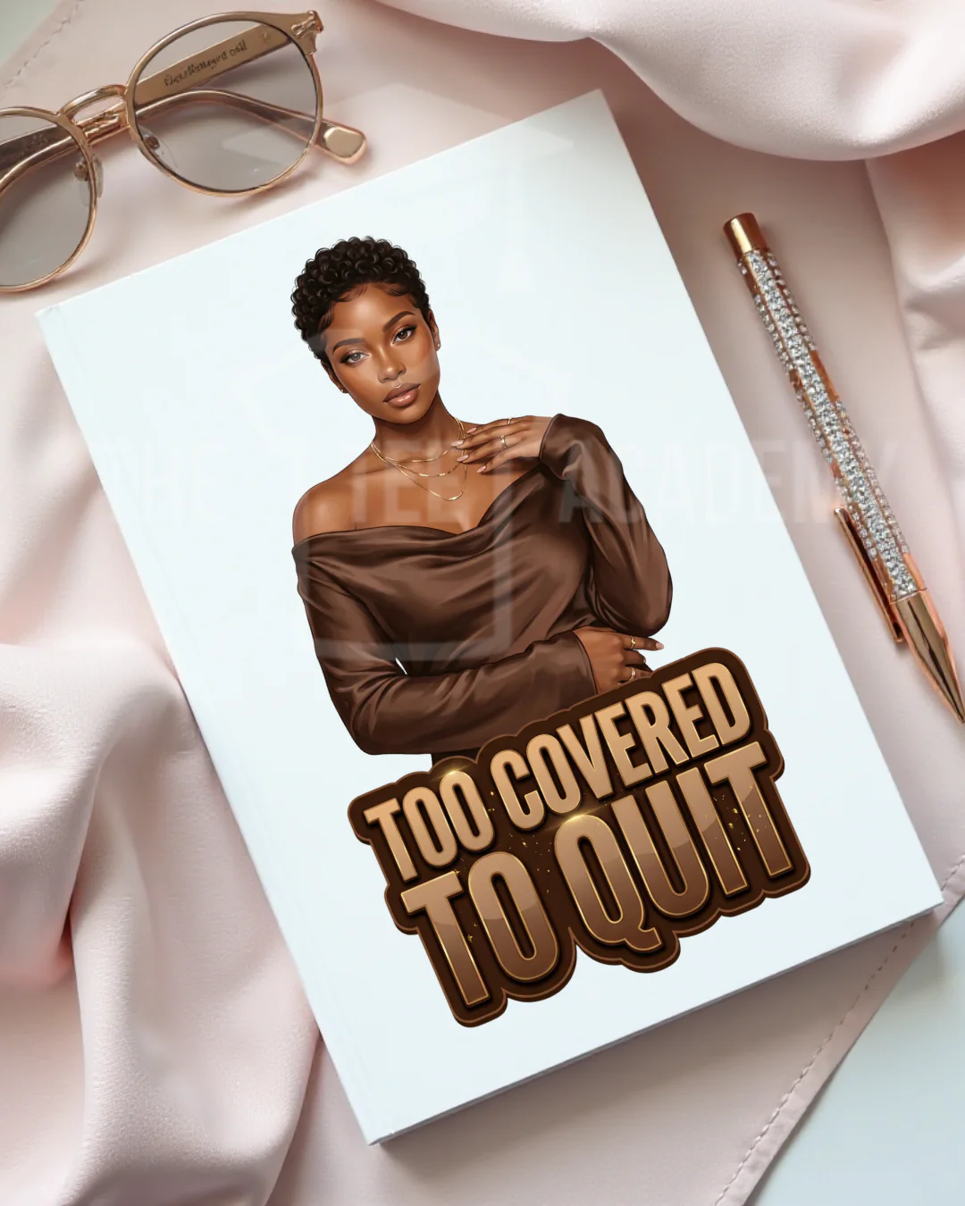 UV DTF Planner/Tumbler Decal- Too Covered To Quit